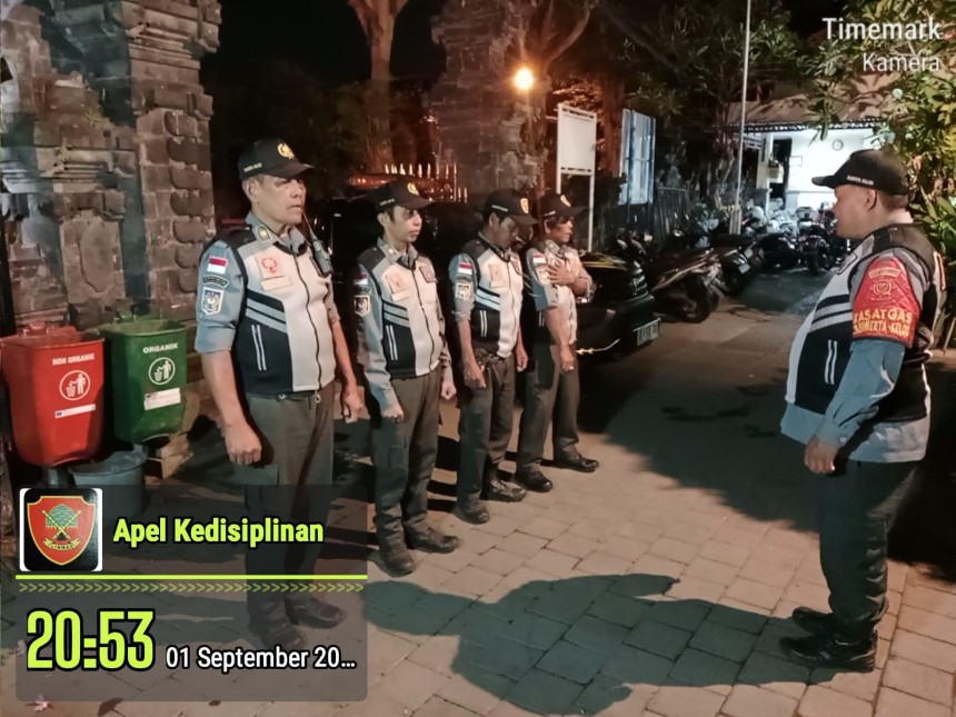 01.09.26 LINMAS MELAKSANAKAN APEL DAN PATROLI LINGKUNGAN DESA SUMERTA KELOD