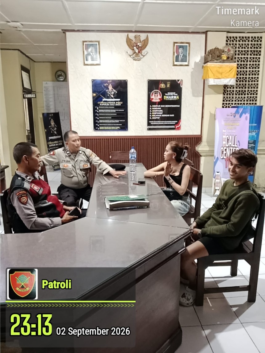 02.09.26 LINMAS ATENSI LAPORAN WARGA TERKAIT CEKCOK ANAK MUDA DI JALAN HAYAM WURUK