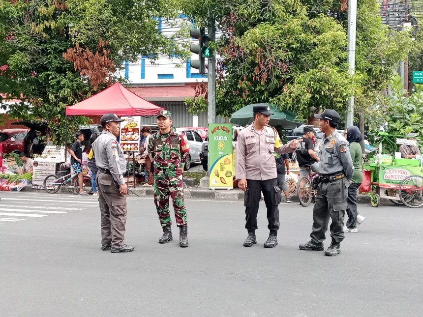 06.09.26 LINMAS ATENSI PENGAMANAN DI CFD BAJRA SANDHI SUMERTA KELOD