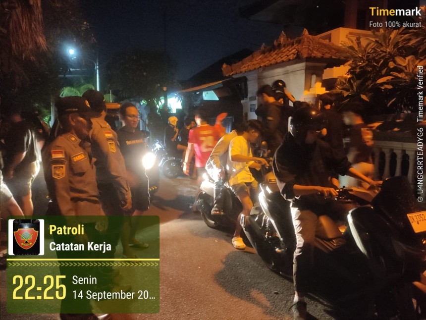 14.09.26 LINMAS ATENSI LAPORAN TERKAIT ANAK-ANAK KUMPUL JL DRUPADI XVII GANG WEI TARA DUSUN BENGKEL DAN DIARAHKAN UNTUK BUBAR