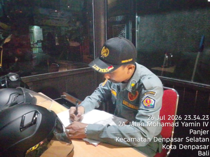 26.07.26 LINMAS DESA SUMERTA KELOD PATROLI LINGKUNGAN MALAM