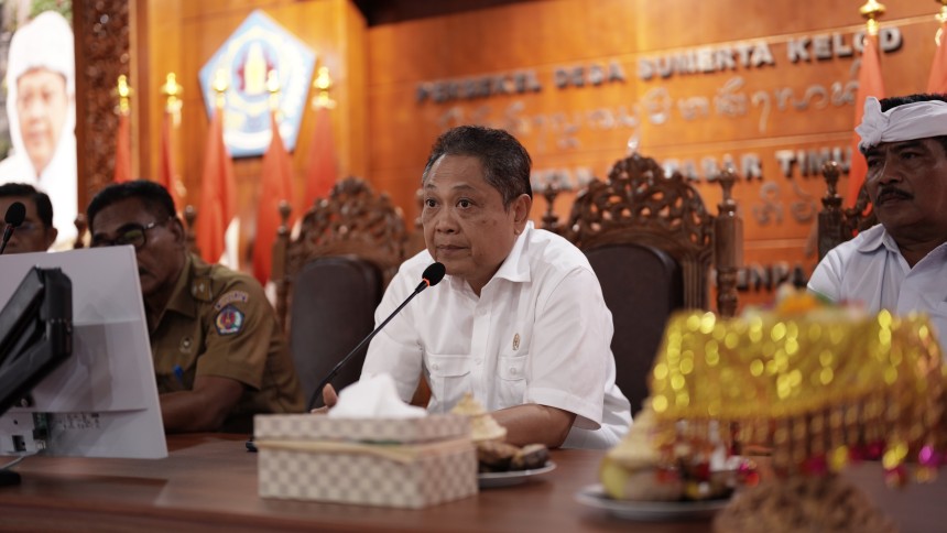 KUNJUNGAN KERJA DPD RI DR. IDB DHARMA WIJAYA MANTRA