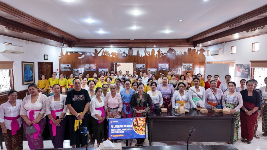 Pelatihan Banten PKK Desa Sumerta Kelod Hari Kedua