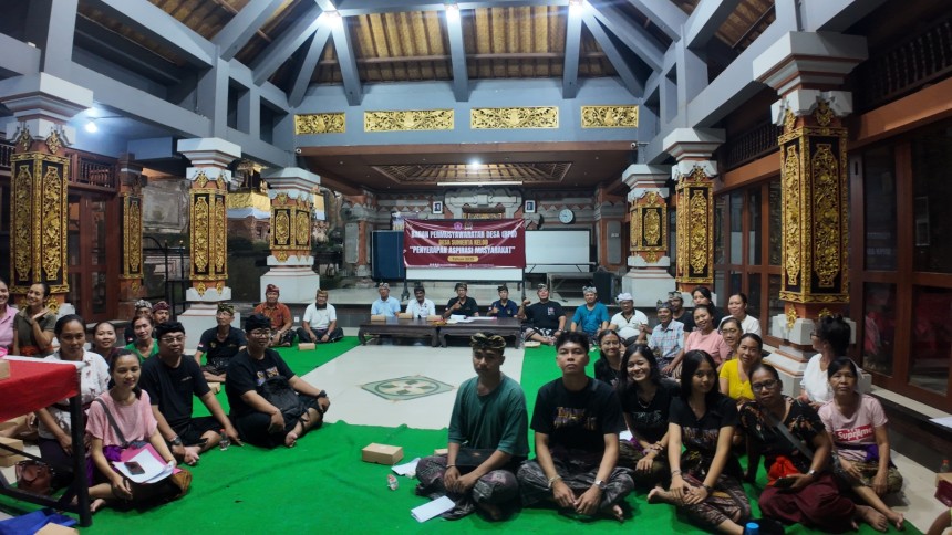 Penyerapan Aspirasi Masyarakat (Musdus) di Dusun Tanjung Bungkak Kelod