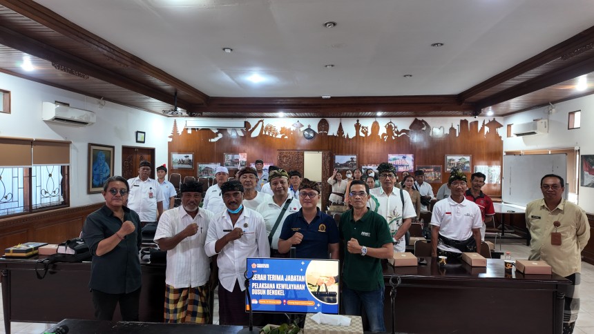 Serah Terima Jabatan Perangkat Kewilayahan Dusun Bengkel