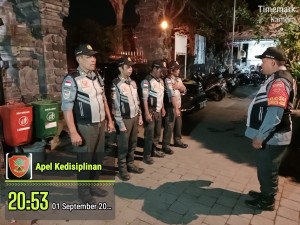 01.09.26 LINMAS MELAKSANAKAN APEL DAN PATROLI LINGKUNGAN DESA SUMERTA KELOD