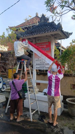 02.08.26 GOTONG ROYONG DAN PEMASANGAN BENDERA DI DUSUN BABAKAN SARI