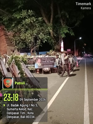 09.09.26 LINMAS MELAKSANAKAN APEL DAN PATROLI LINGKUNGAN