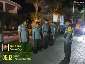 16.09.26 LINMAS DESA SUMERTA KELOD MELAKSANAKAN APEL DAN PATROLI LINGKUNGAN MALAM DAN DINI HARI DI LINGKUNGAN DESA SUMERTA KELOD