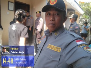 BARAKUDA LINMAS LAKSANAKAN PATROLI SIANG DAN ATENSI LAPORAN ORANG MENGAMUK DI JALAN TROMPONG