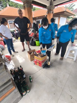 PELAKSANAAN BANK SAMPAH SEMBUNG SARI DESA SUMERTA KELOD